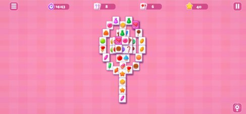 Solitaire Mahjong Candy - Screenshot